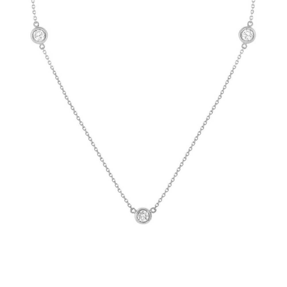 14K 0.35 Ct. Tw. Diamond Necklace